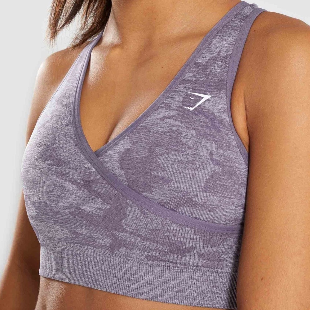 Gymshark Camo Seamless Sports Bra